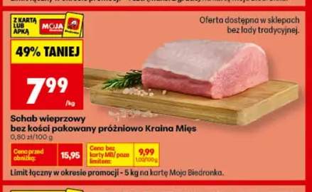 Schab wieprzowy bez kości Kraina Mięs
