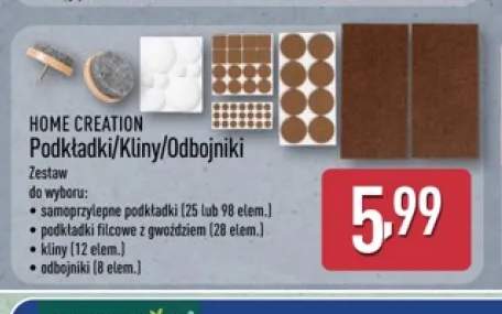 Samoprzylepne podkładki Home Creation 25-pak +4 warianty