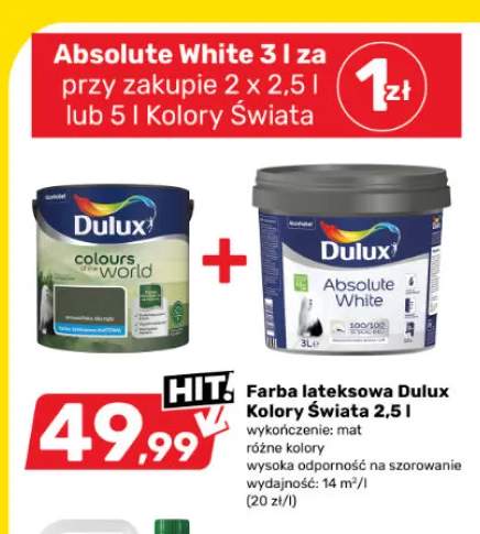 Farba lateksowa Dulux Kolory Świata