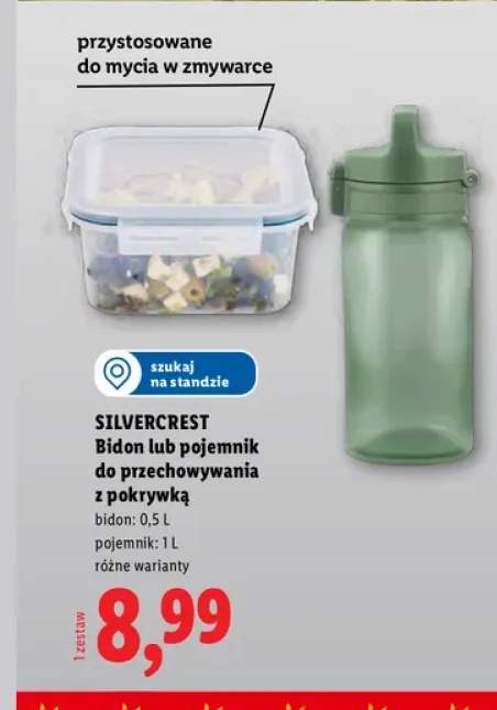 Bidon Silvercrest 0,5 l +1 wariant