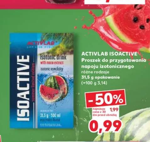 Proszek do przygotowania napoju izotonicznego Activlab Isoactive arbuzowy
