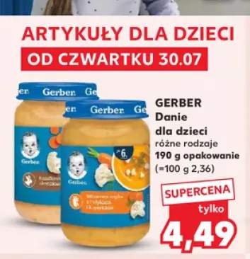 Danie dla dzieci Gerber