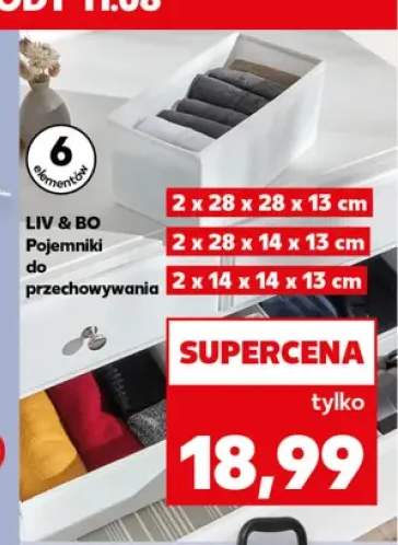 Pojemniki do przechowywania Liv & Bo 6-pak