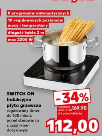 Indukcyjna płyta grzewcza Switch On