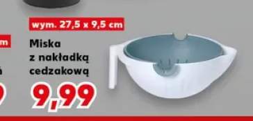 Miska z nakładką cedzakową