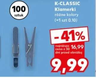 Klamerki K-Classic 100-pak