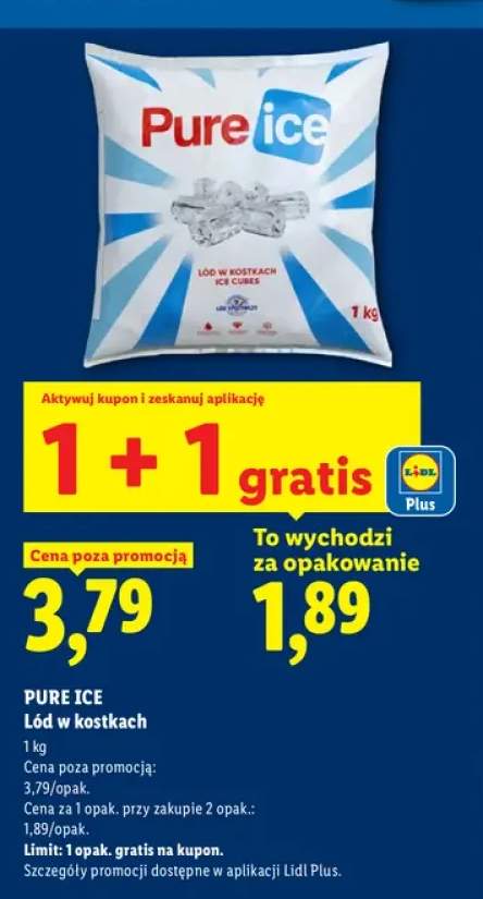 Lód w kostkach Pure Ice
