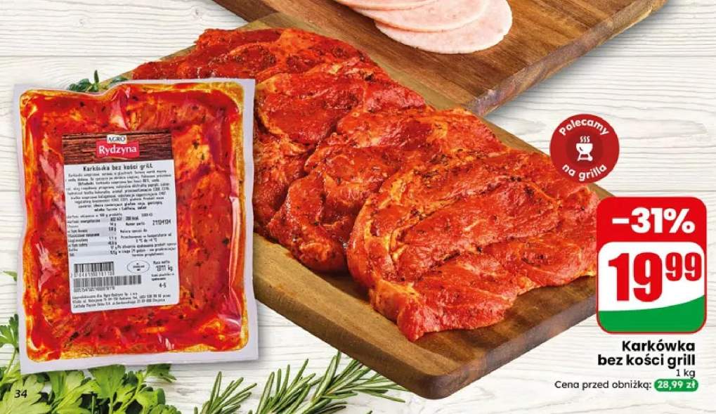Karkówka bez kości grill Agro Rydzyna