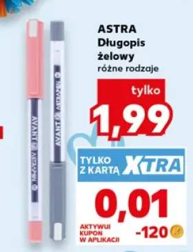 Długopis żelowy Astra