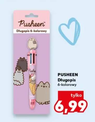 Długopis 6-kolorowy Pusheen