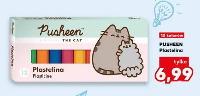 Plastelina Pusheen 12 kolorów