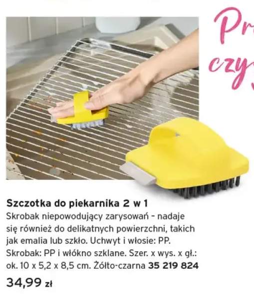 Szczotka do piekarnika 2 w 1