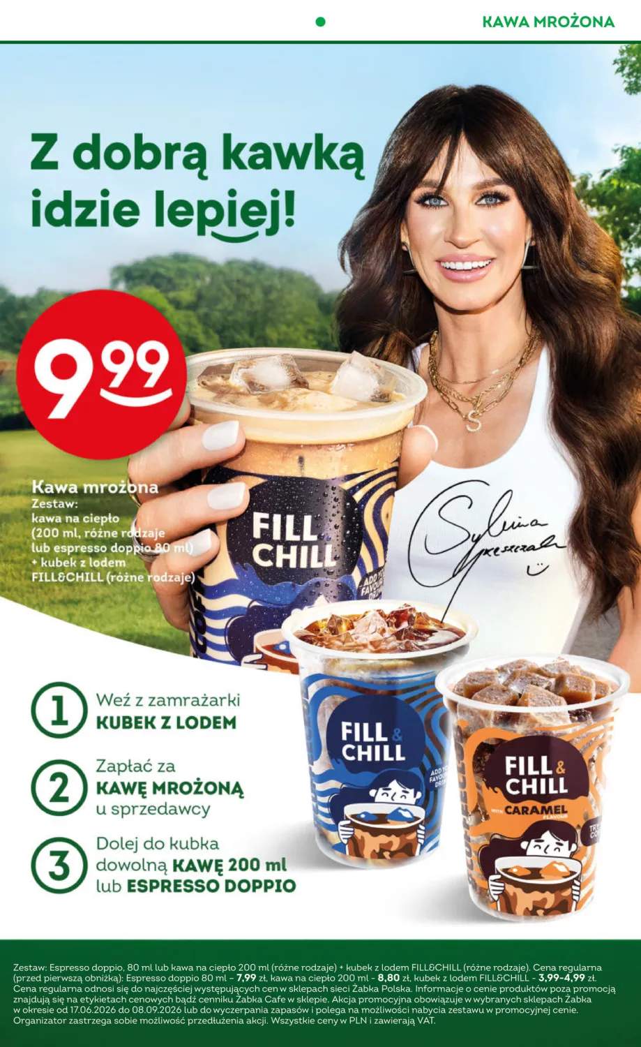 Zestaw kawa na ciepło + kubek z lodem Fill & Chill +1 wariant