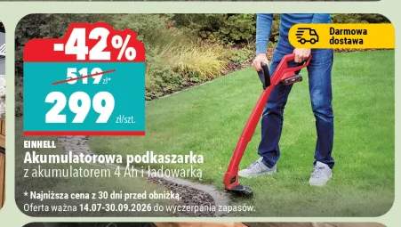 Akumulatorowa podkaszarka Einhell