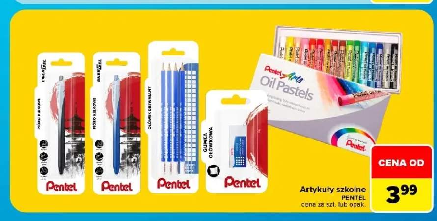 Pióro kulkowe Pentel EnerGel +3 warianty