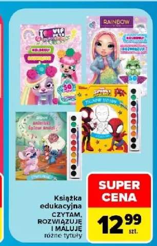 Książka edukacyjna Czytam Rozwiązuję i Maluję