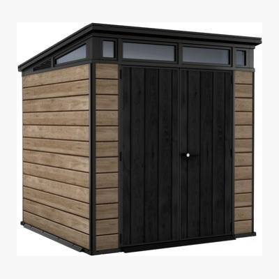 Domek narzędziowy ogrodowy Ashwood DecoCoat 4,7 m2 brązowy Keter