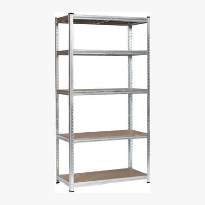 Regał metalowy NU150 180x90x40 cm 150 kg srebrny Nu Home