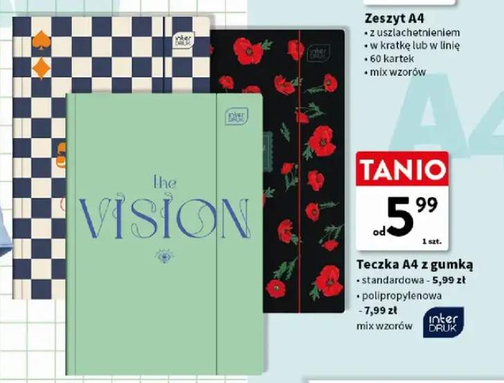 Teczka A4 z gumką standardowa Interdruk +1 wariant