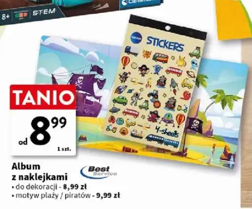 Album z naklejkami do dekoracji Best Service +1 wariant