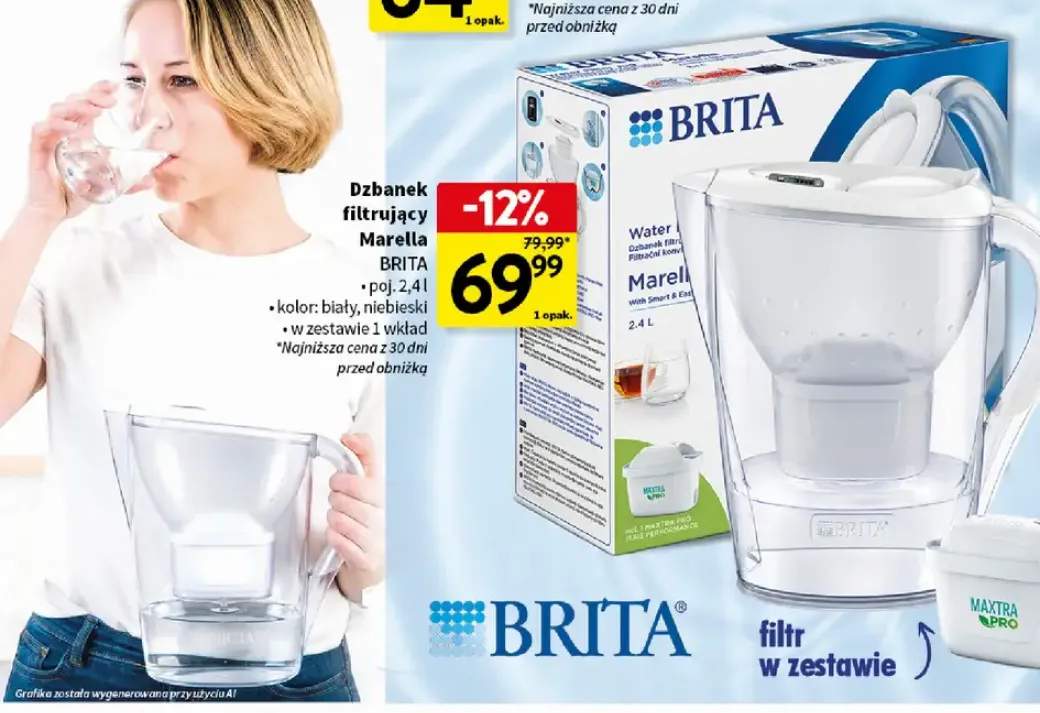 Dzbanek filtrujący Marella Brita 2,4 l