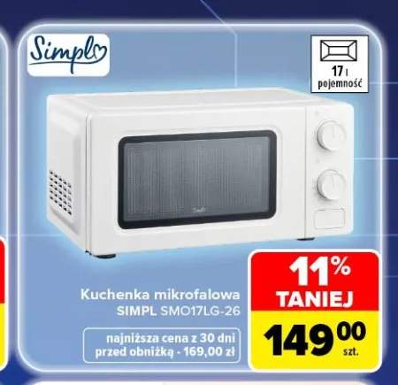 Kuchenka mikrofalowa Simpl SMO17LG-26