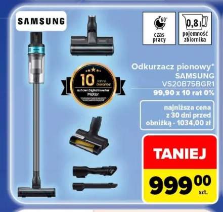 Odkurzacz pionowy Samsung VS20B75BGR1 +1 wariant