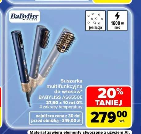 Suszarka wielofunkcyjna do włosów BaByliss AS6550E +1 wariant