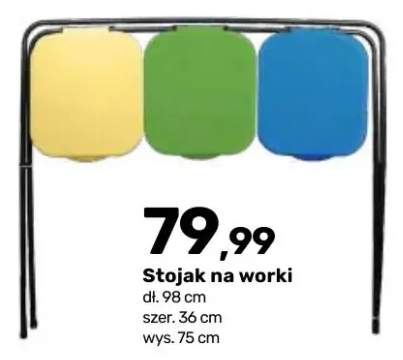 Stojak na worki
