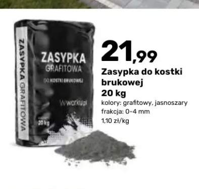 Zasypka do kostki brukowej