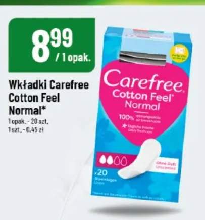 Wkładki higieniczne Carefree Cotton Feel Normal