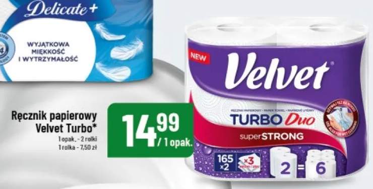 Ręcznik papierowy Velvet Turbo Duo