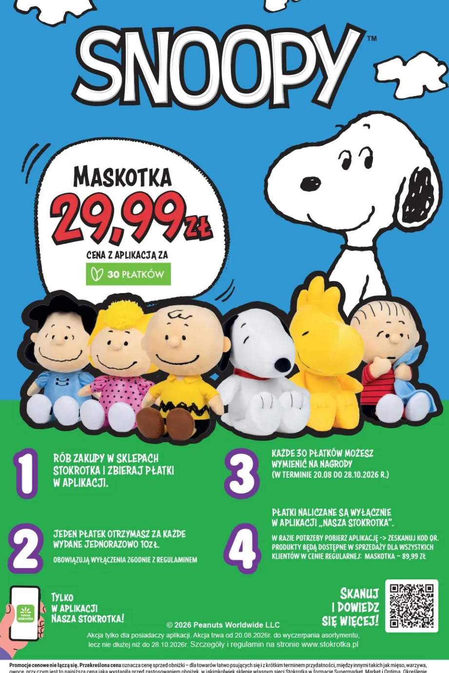 Maskotka Snoopy +5 wariantów