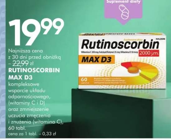 Suplement diety Rutinoscorbin MAX D3