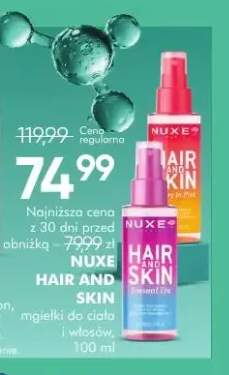Mgiełka do ciała i włosów Nuxe Hair and Skin