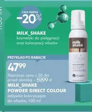 Odżywka koloryzująca do włosów Milk_Shake Powder Direct Colour