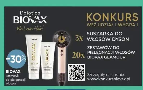 Kosmetyki do pielęgnacji włosów Biovax