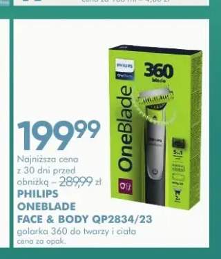 Golarka do twarzy i ciała Philips OneBlade Face & Body QP2834/23