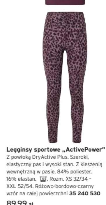 Legginsy sportowe „ActivePower” Tchibo
