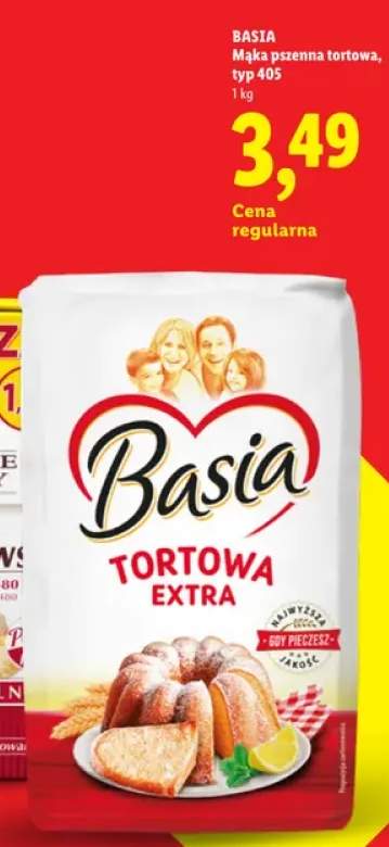 Mąka pszenna tortowa Basia typ 405