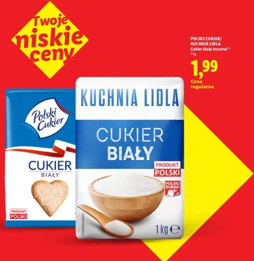 Cukier biały kryształ Polski +1 wariant