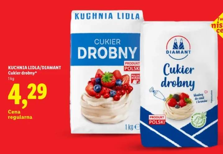 Cukier drobny Kuchnia Lidla +1 wariant