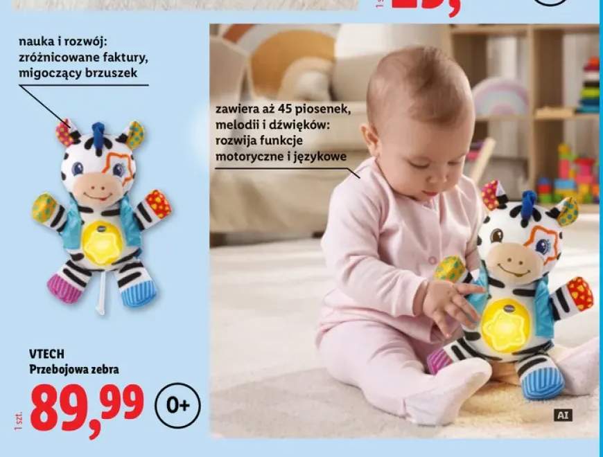 Zabawka Przebojowa zebra Vtech