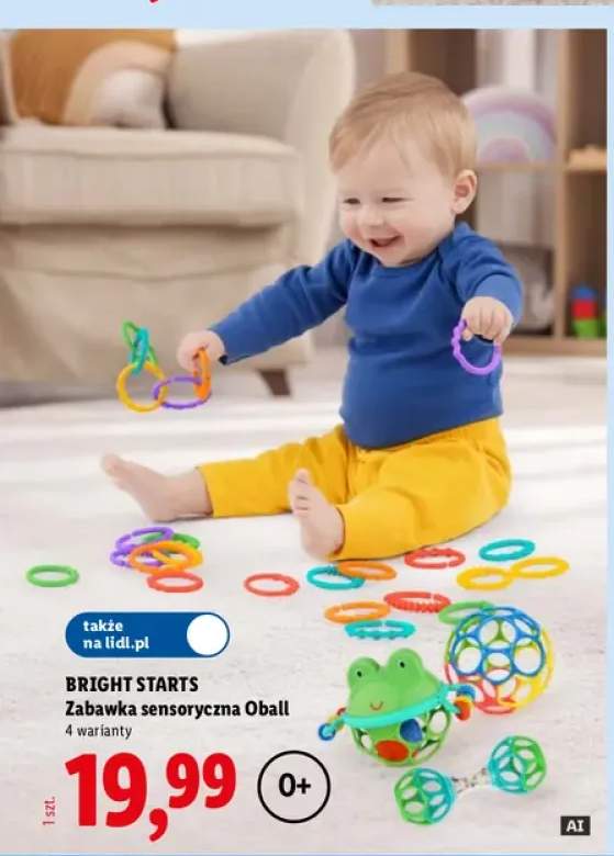 Zabawka sensoryczna Oball Bright Starts