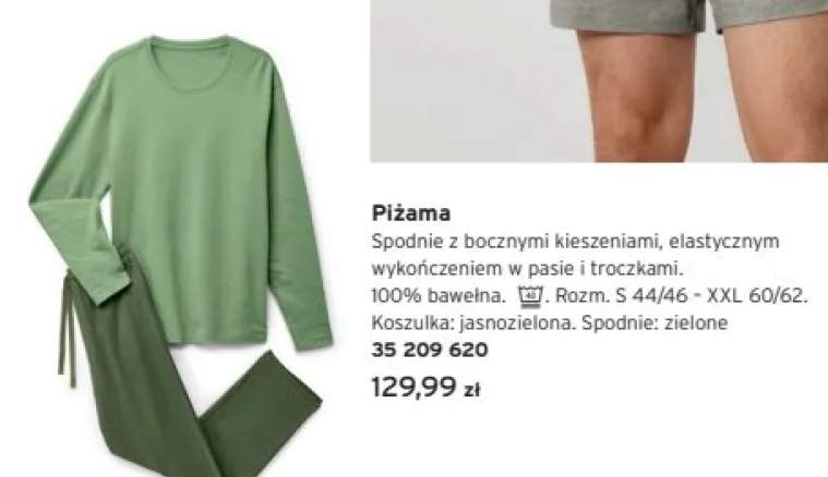 Piżama męska