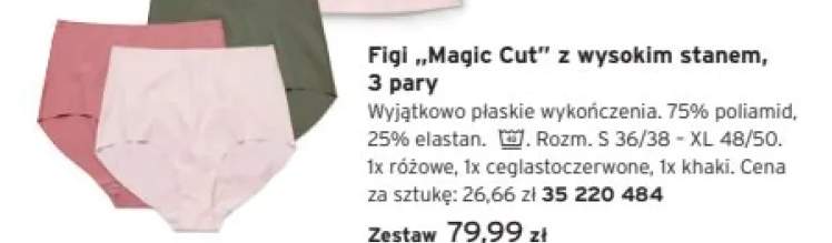 Figi Magic Cut z wysokim stanem 3-pak