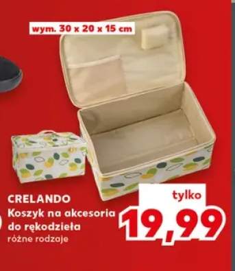 Koszyk na akcesoria do rękodzieła Crelando