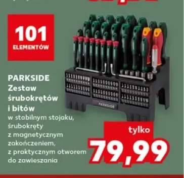 Zestaw śrubokrętów i bitów Parkside