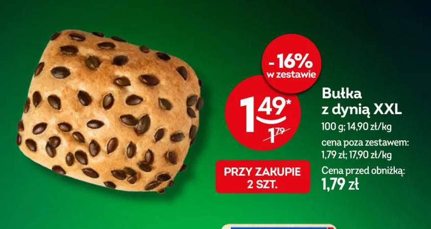 Bułka z dynią XXL