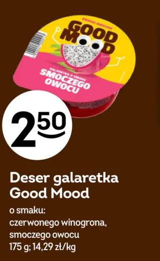 Deser galaretka o smaku smoczego owocu Good Mood +1 wariant